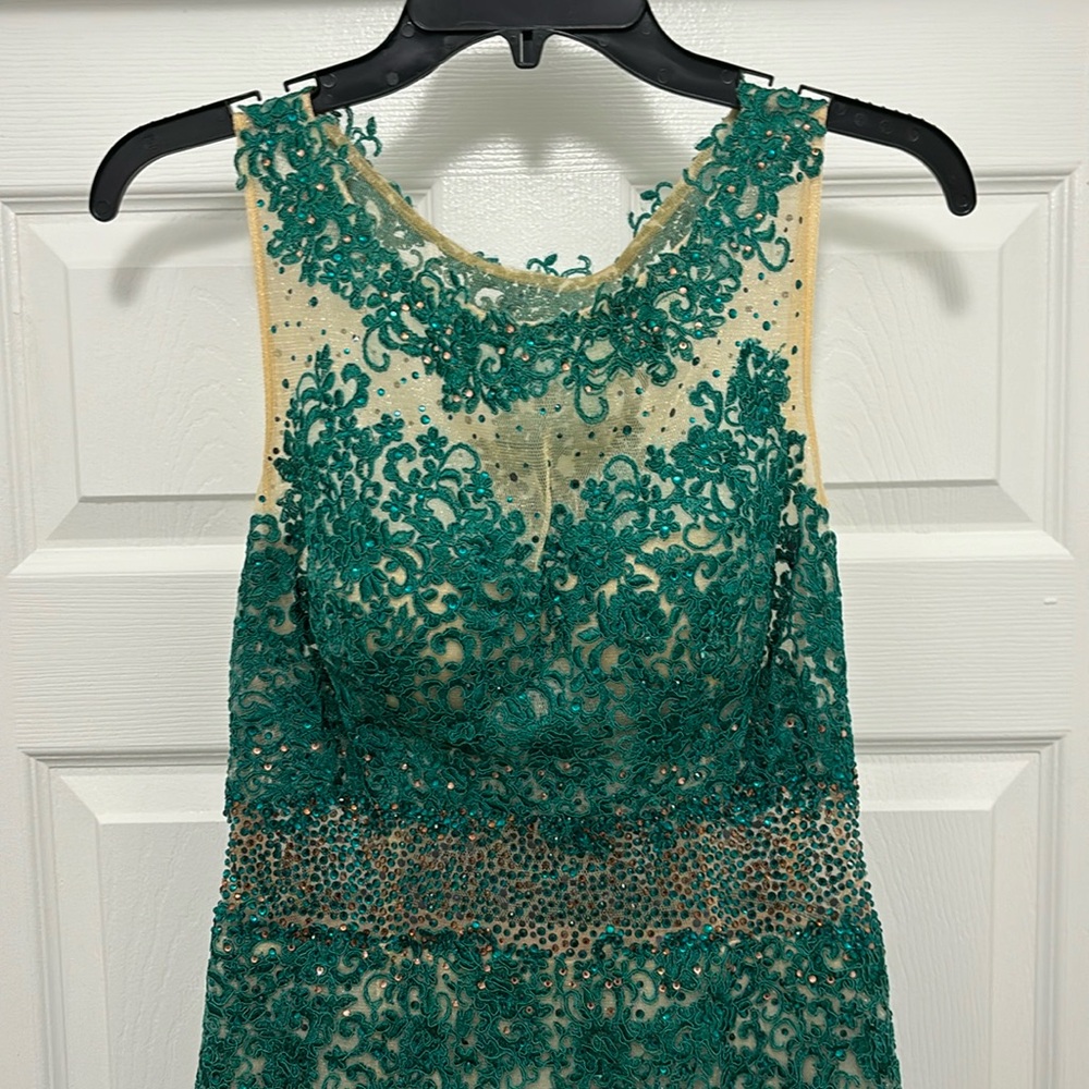 Embroidered Prom Dress